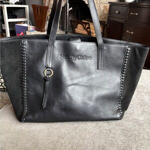 See by Chloe Large Leather Tote